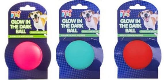Glow in the Dark Dog Ball